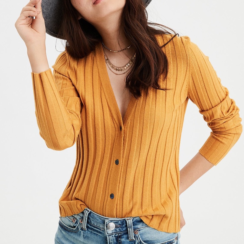 American Eagle slim ribbed cardigan BRAND NEW